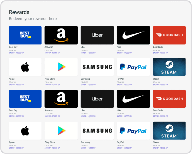 Redeem rewards on Sparkvey